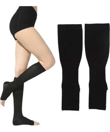 Toeless Compression Socks 23-32 mmHg | Comfortable Breathable & Durable for Running | 4XL Size - International Shipping Available - Buy Online on GoSupps.com
