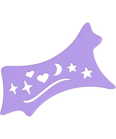 Winged Eyeliners Tool Soft Precision Eyeliners Stencils - Contour Eye Liners Guide Reusable Cleaning Cloths for Women Purple - Buy Online on GoSupps.com