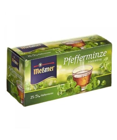 Meßmer Meßmer Pack of 25 Fresh and Spicy Peppermint Tea Bags - 12 Packs