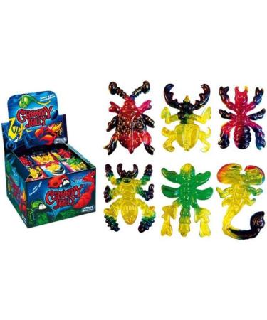  Sweet Flash Vidal Creepy Jelly Fruit Gummies - 6 x 11g - Insect Shaped Fruit Candy - Perfect for Halloween and Parties - Buy Online on GoSupps.com