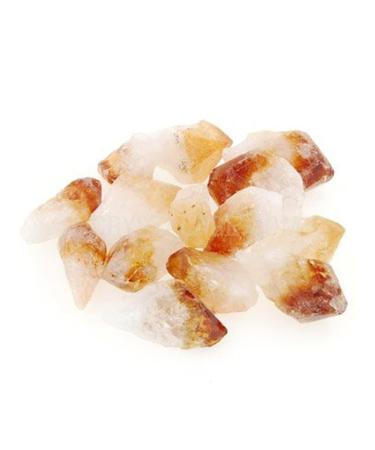 Crystal 10pcs Citrine Point Yellow Quartz Crystal Rough Points Beautiful Crystal Gemstone Supplies for Jewelry Making