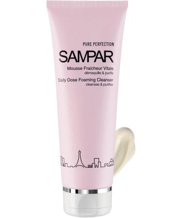 Sampar Pure Perfection Daily Dose Foaming Cleanser - Purifying Make up Remover and Cleansing Foam with 8 Essential Oils - Combination and Oily Skin 125ml - Buy Online on GoSupps.com