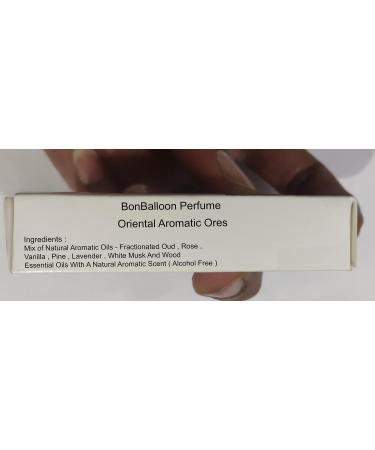 bonballoon Natural Sandal Arabian (0.28 oz / 8 ml ) Alcohol Free Attar Perfume Fragrance Oriental Scent Oil Roll On Bottle - Buy Online on GoSupps.com