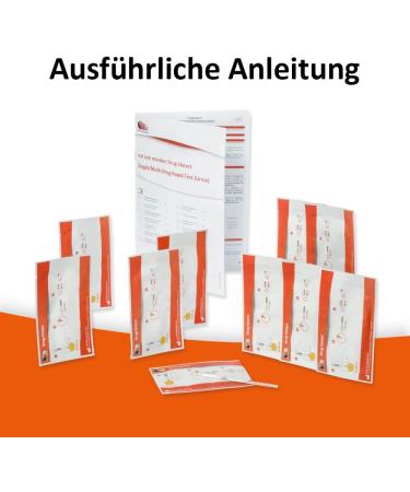 Self-Diagnostics LSD Test - Fast Urine Test Strips (10 ng/ml) - Detect Drugs in 5 Minutes - 5 Tests Included - Buy Online on GoSupps.com