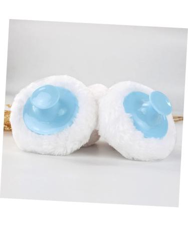 Healvian 4pcs Cornstarch Baby Powder Flour Shaker Set with Velour Powder Puffs - Body & Face Makeup Foundation, Loose Powder Applicator - Buy Online on GoSupps.com