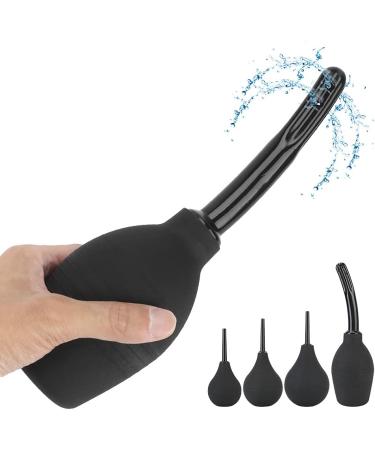 NOPNOG Anal Shower - Silicone Enema Container 224ml with Anti-Backflow Design - Black | International Shipping Available - Buy Online on GoSupps.com