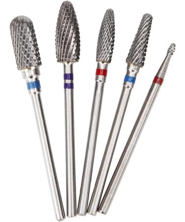 HAPINARY Nail Art Tools Nail Art Supplies Nail Grinding Head Nail Art Accessories Tungsten Steel Tool Nail File Drill Bit Tools medium As Shown - Buy Online on GoSupps.com