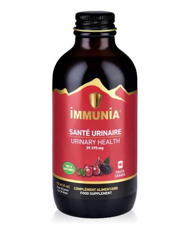 Immunia Urinary Health. Cranberry & Elderberry Concentrate. Fruits from Canada. Natural Antioxidant. Delicious Taste. 5 ml/Day