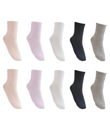 Healifty Womens Socks Women  s Socks Diabetic Cotton Socks Nursing Socks: 5pairs Patient Elderly Socks Maternity Socks Foot Socks Pregnant Women Warm Socks Calcetas para Hombre Men Socks
