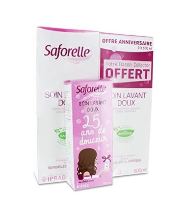 Saforelle Gentle Cleansing Care 2 X 500Ml + 1 Gentle Cleansing Care 100Ml Offered