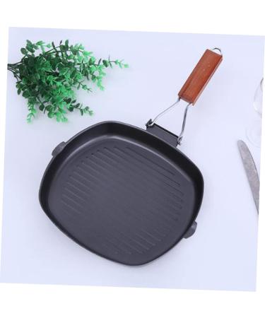 YOtat BBQ Grills Pancake Skillet Stove Burner Pans Nonstick Frying Pans BBQ Griddle Grilling Pan Grill Pancake Griddle Square Pot Chic Steak Frying Pan Fashion Frying Pan Bakeware Black Wok - Buy Online on GoSupps.com