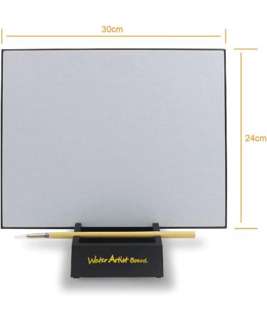 Water Artist Board Buddha Painting Set with 3 Water Brushes - Zen Meditation Magic Painting Board - Buy Online on GoSupps.com