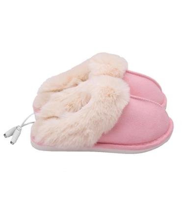 SUKORI Foot Warmer Winter Electric Slippers Women's Warm Feet Men's Fast Heating Slippers Women's Bed (Color : C)