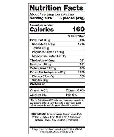 CrazyOutlet Kraft Caramels - America's Classic Candy, Individually Wrapped Bulk Pack - 2 lbs - Buy Online on GoSupps.com
