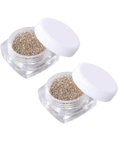 POPETPOP 2pcs Eye Shadow Loose Eyeshadow Glitter Loose Pigment Eyeshadow Set Highlighter Manicure 1 count (Pack of 1) Golden - Buy Online on GoSupps.com