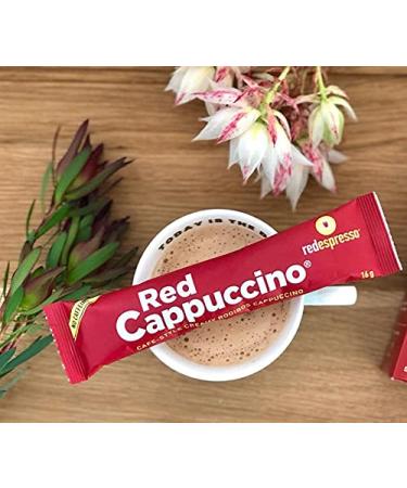 Organic Red Rooibos Tea Cappuccino Mix by Red Espresso - Non GMO - 10 Sachets (Pack of 1) - Buy Online on GoSupps.com
