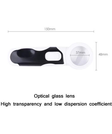 LED Handheld Magnifying Glass with Light Distortion-Free Illuminated Magnifier Lightweight for Reading Inspection Soldering Needlework Repair Hobby and Crafts Made in China - Buy Online on GoSupps.com