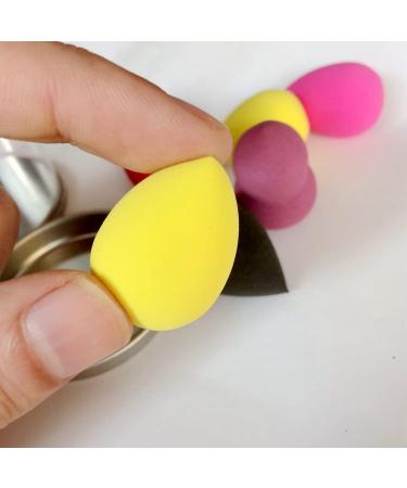Shop Multi-Colored Mini Makeup Sponge Set - 8 Pieces for Dry & Wet Use | Ideal for Liquid Powder & Cream | International Shipping Available - Buy Online on GoSupps.com