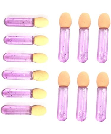 NOLITOY 200 Pcs Eye Shadow Make up for Face Eyeshadow Oval Sponge Brush Eyeshadow Miss Set 3.6X1.2 cmx2pcs Violetx2pcs - Buy Online on GoSupps.com