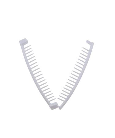 White Banana Clip Hair Accessory - Set of 5 - Buy Online on GoSupps.com