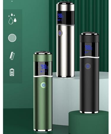 Portable Rechargeable Electric Razor for Men - Wet & Dry Use Removable Beard Shaver & Grooming Tool - Buy Online on GoSupps.com
