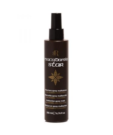 R & R Enterprises Spray Mask 200ml Macadamia Nourishing Hydrating Detangling and Color Protection for Unisex Adults