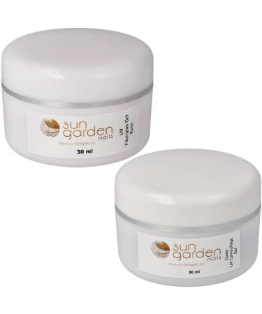  sun garden nails Sun Garden Nails Transparent Pink Fiberglass Builder UV Gel 30ml and UV Gel 30ml - Buy Online on GoSupps.com