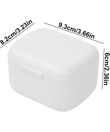 Buy Lingjiong Prosthesis Holder Case - Portable Retainer & Artificial Teeth Storage with Brush & Picker - Ideal Travel Mouth Protection - Buy Online on GoSupps.com