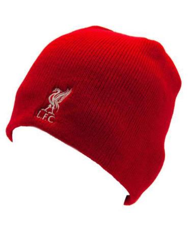 Liverpool Fc Crest Beanie Hat Red