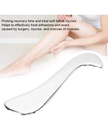 Verdant Touch Stainless Steel Gua Sha Tool - 20cm Body Scraping Board for Pain Relief & Massage - Buy Online on GoSupps.com