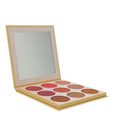 Healeved 2 Pcs 9 Loose Powder Makeup Palette Cosmetic Powder Facial Beauty Tool Cosmetics Powder Blush Pallet 1 g (Pack of 1) Assorted Colorx2pcs