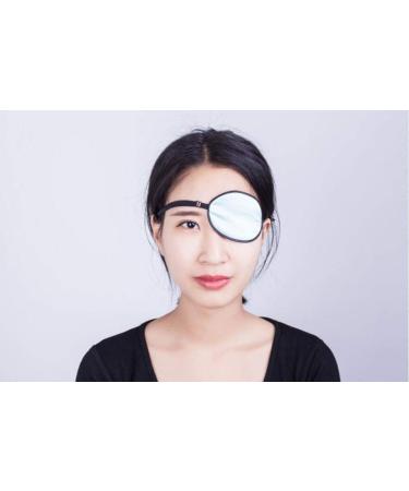 Shop Adjustable Strabismus Silk Eye Patch for Adults & Kids Breathable Lazy Eye Mask in Silver Gray - Buy Online on GoSupps.com