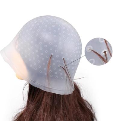 ZPFDSG Highlighting Cap Reusable Silicone Coloring Highlighting Dye Cap Hat Safety Breathable Hook Women Styling Tool DIY Hair Dyeing Tool. (Color : 1pcs-pink) - Buy Online on GoSupps.com