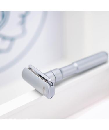 Mercury Futur 700 Razor | Classic Matt Chrom Design | Premium Wet Shaving Tool | Zinc Die Cast & Brass Handle | Made in Germany - Buy Online on GoSupps.com