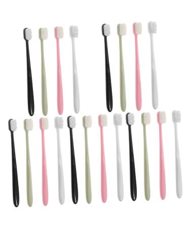Healeved 20 Stk soft toothbrush toothbrushes actually travel soft portable toothbrush children's toothbrush travel toothbrush toothbrush with soft bristles little toothbrush