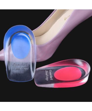 Gel Heel Cup Pads - 3 Pairs | Orthotic Inserts for Plantar Fasciitis & Heel Spur Relief - Buy Online on GoSupps.com