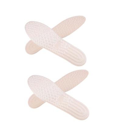FRCOLOR 2 Pairs Breathable Foot Pad Shoe Insole Absorbing Shoes Pads Inflatable Insoles