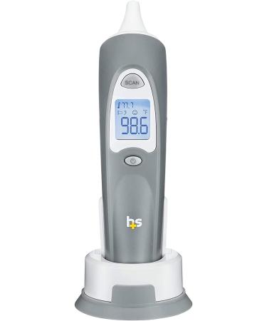 HealthSmart Digital Ear Thermometer | Instant & Accurate Results | Infrared Technology | Visual Fever Indicator | 30 Disposable Lens Covers - Buy Online on GoSupps.com