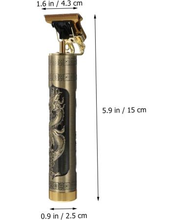 minkissy Electric Clippers Electric Trimmer Rechargeable Lint Shaver Cordless Hair Trimmer Hair Mustache Trimmer Hair Cutting Tool Hair Cutting Comb Aluminum Alloy Golden Clipper for Barber - Buy Online on GoSupps.com