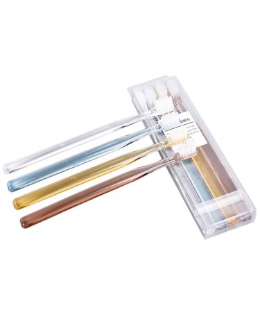 HOMSFOU 8pcs Cartons Toothbrush Stick Small Head Travel