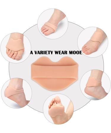 Metatarsal Pads - 2 Pairs Soft Gel Forefoot Cushions for Pain Relief | Ideal for Metatarsalgia Morton's Neuroma Calluses | Unisex Comfort Support - Buy Online on GoSupps.com