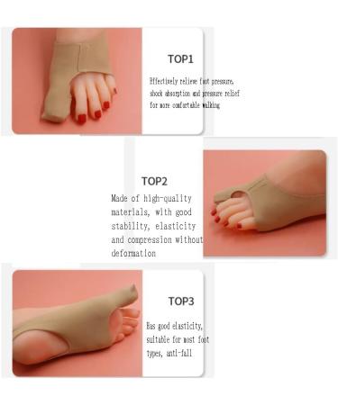 Cazaru Bunion Corrector - Big Toe Straightener & Splint with Silicone Gel Pad for Hallux Valgus Pain Relief | 2 Pair Set - Buy Online on GoSupps.com