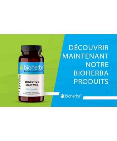 Enzymes Digestives 100 G lules | Avec b ta ne HCl et brom la ne par BIOHERBA 100 Pi ces - Buy Online on GoSupps.com
