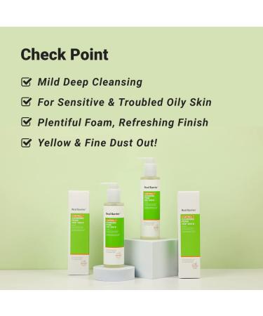 Real Barrier Control-T Cleansing Foam Sulfate-Free Face Wash for Oily Skin Low pH Gel Type Cleanser Removing Excessive Sebum 6.42 Fl Oz 190ml - Buy Online on GoSupps.com