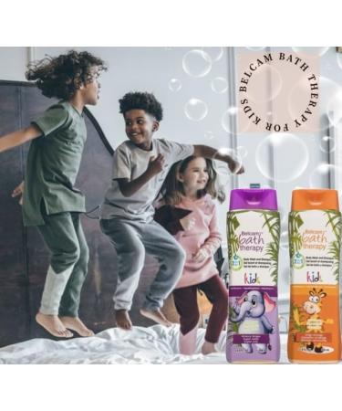 Belcam Bath Therapy Kids Body Wash & Shampoo - Coconut Delight 16.9 Fl Oz | Gentle Hypoallergenic Bathing for Children - Buy Online on GoSupps.com
