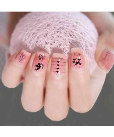 Fashion Romantic Self-Adhesive Heart Love Nail Art Decorations Manicure Accessories Nail Stickers Valentine's Day Decals(4) Style4 - Buy Online on GoSupps.com
