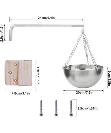 Aroma Bowl Sauna - 850ml Stainless Steel Aroma Bowl for Spa & Sauna Accessories | Vaporizer Shell & Hanging Oil Dish - Buy Online on GoSupps.com