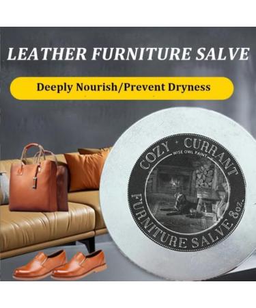 Wise Owl Furniture Salve & Brush - Leather Care & Restoration | 1 Pc | Premium Furniture Salve for Home - Buy Online on GoSupps.com