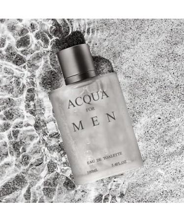 Acqua Cologne for Men Combo (3.4oz / 100ml x 3pcs) Eau de toilette (Impression of Acqua Acqua Black Acqua Blue) Pack of 3pc - Buy Online on GoSupps.com