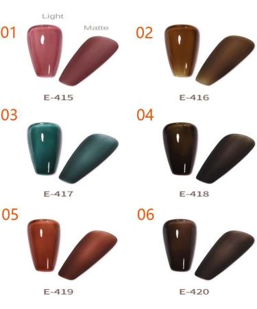 7.3ml UV Soak Off Gel Manicure Tool Varnishes Gel Nail Polish Transparent Jelly Tortoiseshell Glass Semi Permanent - (Color: 4) - Buy Online on GoSupps.com